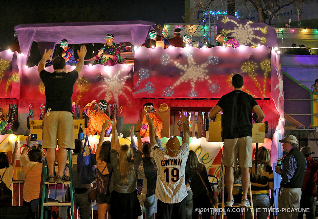 Our favorite photos from Friday's Mardi Gras fun
